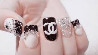 chanel design nail art 3