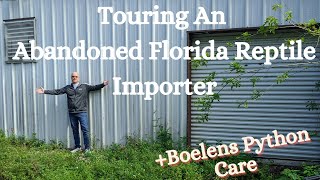 Take a Tour of an Abandoned Reptile Importer  Enclosures & Racks Left Everywhere!