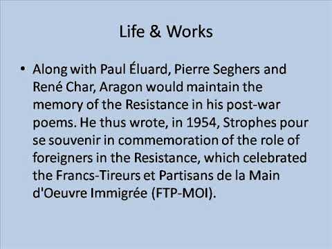 Louis Aragon Life & Works