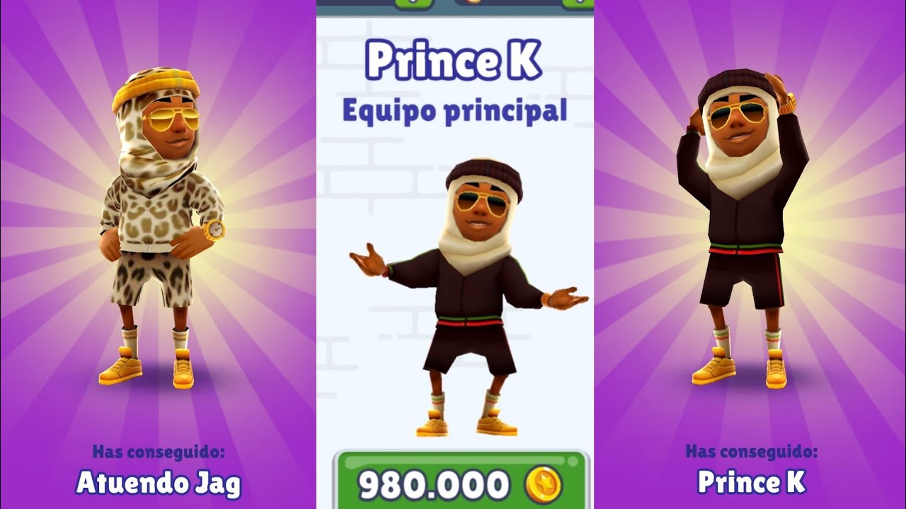 como poner tu personaje favorito de Subway surfers en compras