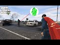GTA 5 - Cops shooting Kryptonite bullets at Superman