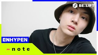 [-note] 200705 JAY - ENHYPEN (엔하이픈) (ENG/JPN)