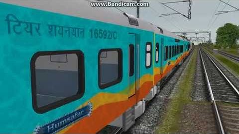 MSTS(OPEN RAILS)Indian Railways@Humsafar with wap5