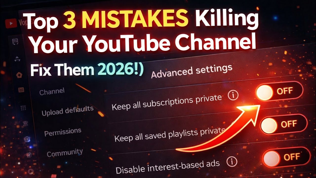 3 Mistakes Channel Dead | How to Grow Dead Channel -2025