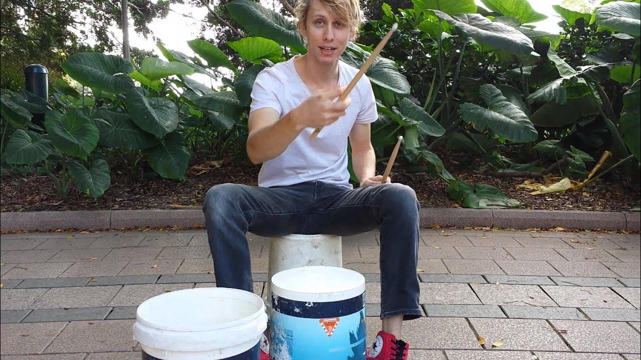 Stick Twirl Bucket Drum Lesson Gordo YouTube