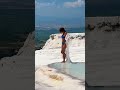 🧊Land of White Paradise Pamukkale Hierapolis - Best Summer Trip💯🪄 #pamukkale #cleopatra