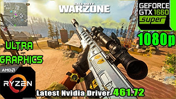 Call Of Duty Warzone Season 2 Battle Royal | GTX 1660 Super | Ultra Graphics | Nvidia Driver 461.72