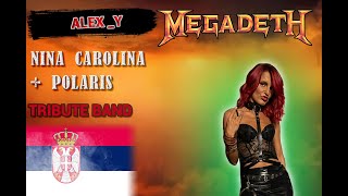 Nina Karolina & Polaris Band - Tribute To Megadeth, Part 2, Live In Belgrade, 21.10.23(