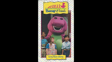 Barney - Caring Is Sharing (1992 VHS Rip)