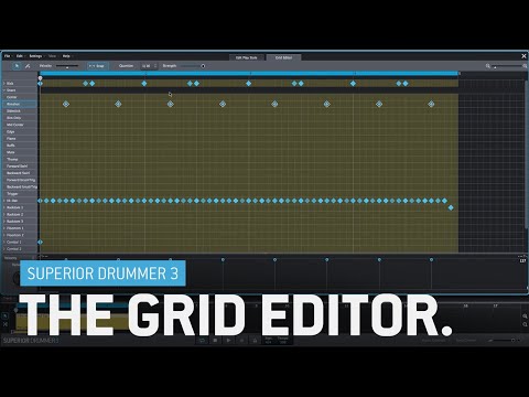 Superior Drummer 3: Grid Editor