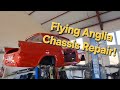 Yorkshire classic cars ltd restoration workshop latest project  ford anglia chassis repairs