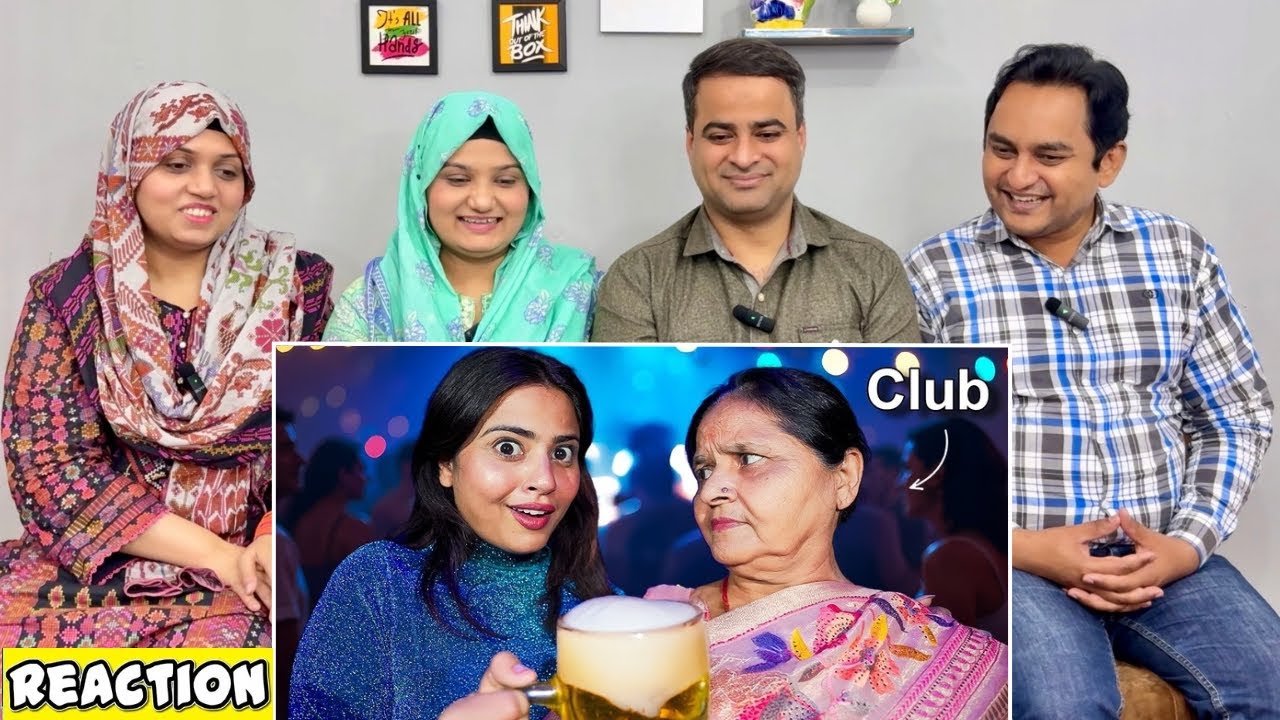 I Took My Desi Mom To A Night Club | Nishu Tiwari | Reaction!!