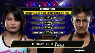 Stamp Fairtex Vs Ritu Phogat One Championship Full Fight