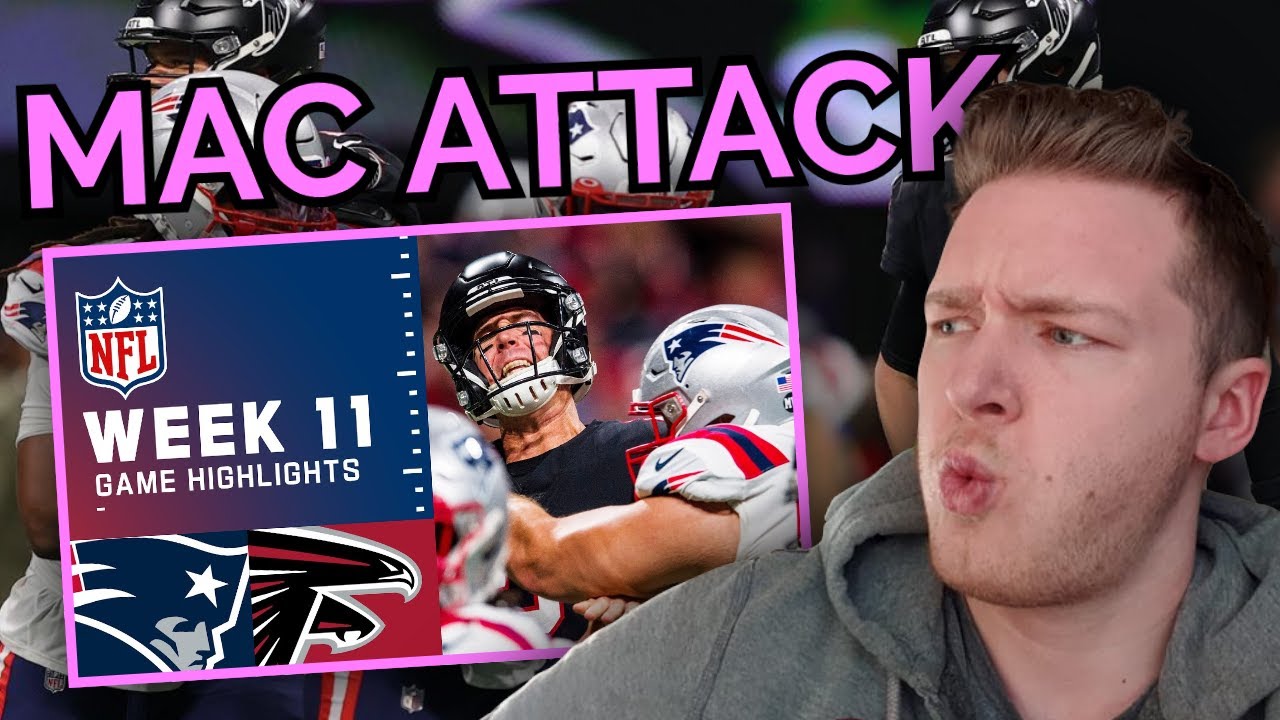 Swedish Dude Reacts to Patriots vs. Falcons Week 11 Highlights | NFL 2021