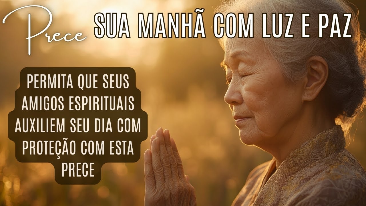 Comece seu dia com esta Prece, trazendo paz, harmonia e proteção espiritual. Prece Espírita.
