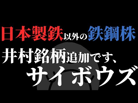 【日本製鉄】他の鉄鋼株の方が上がってません？神戸製鋼・中山製鋼・合同製鉄たちとか、思ってる人たちへ【サイボウズ/井村俊哉】