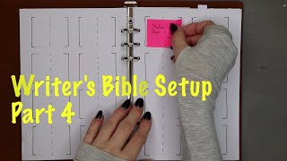 Writer's Notebook: Plotting Pages Setting up Outline and planning Plot