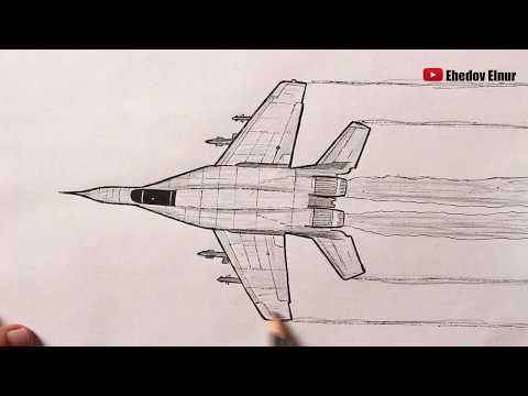 Видео: Как да нарисувате военен самолет