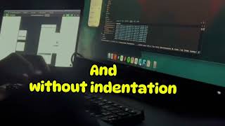 Create a program that applies python indentation (compare with & without indentation)
