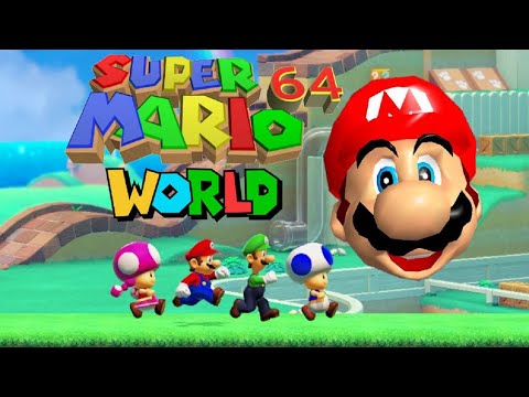 Video: Mario Haker Rekreira Originalne Super Mario Bros U Super Mario 64