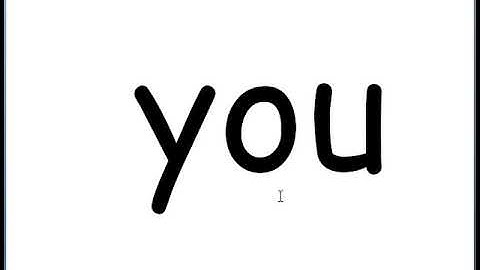 Revision of tricky words - Jolly Phonics