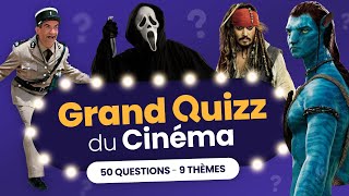 GRAND QUIZZ spécial Cinéma 🍿 : 50 Questions