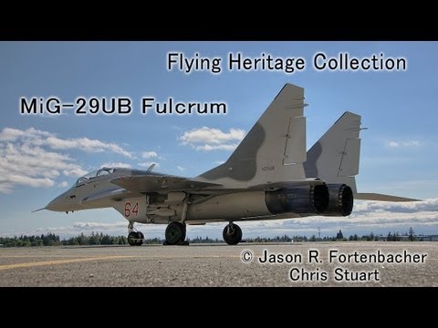 MiG-29UB Fulcrum - Engine Start, Taxi, Takeoff, Landing