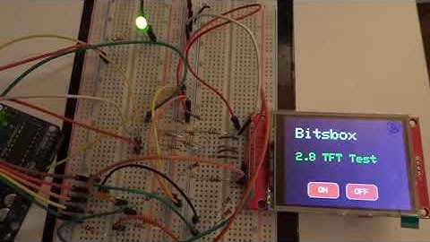 2.8" SPI TFT Touch Display Test