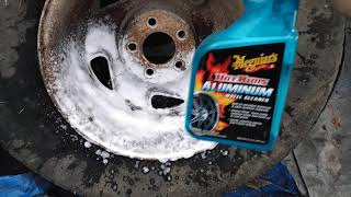 meguiar's hot rims aluminum wheel cleaner will it remove 25 year of brake dust off wheel  barrel