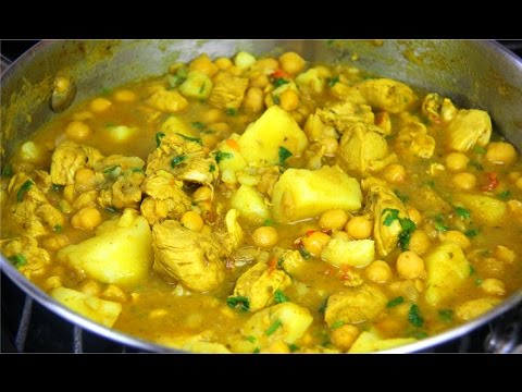 Curry Chicken With Chickpeas & Potato - Chris De La Rosa