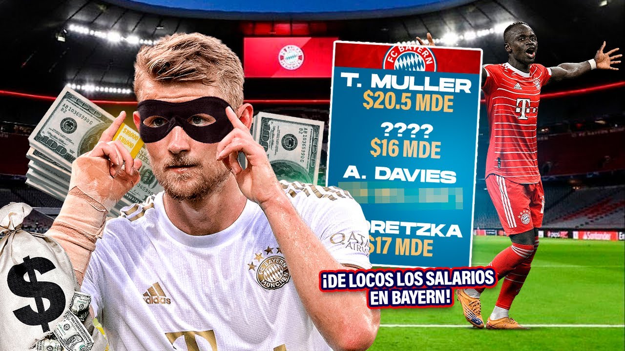 El INCREÍBLE SALARIO de cada crack del Bayern ¡VERGONZOSO lo de Davies y ESCÁNDALO lo de De Ligt!