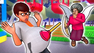 Nick is Pregnant !  Clumsy Angel Miss T - Scary Teacher 3D | VMAni English |