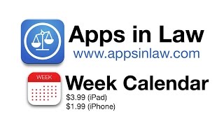 Apps in Law: Week Calendar screenshot 5