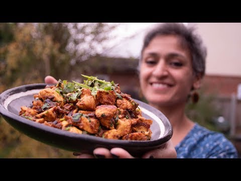 Chicken Chilli Fry  Spicy Chicken  Delicious chicken recipe  Food with Chetna