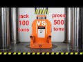 500 ton hydraulic press vs 100 ton jack