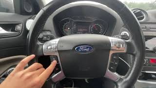 TEMPOMAT  Ford Mondeo MK4  INSTRUKCJA JAK DZIAŁA