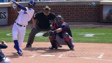 ATL@CHC: Fowler hits a triple into right field