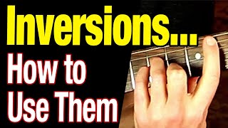 Video thumbnail of "Inverted Guitar Chords - Guitar chord inversions explained"