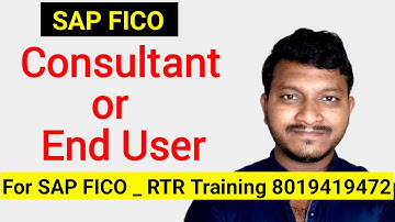 SAP Consultant or End user | Which one is better with real time | Call RTR Training 8019419472