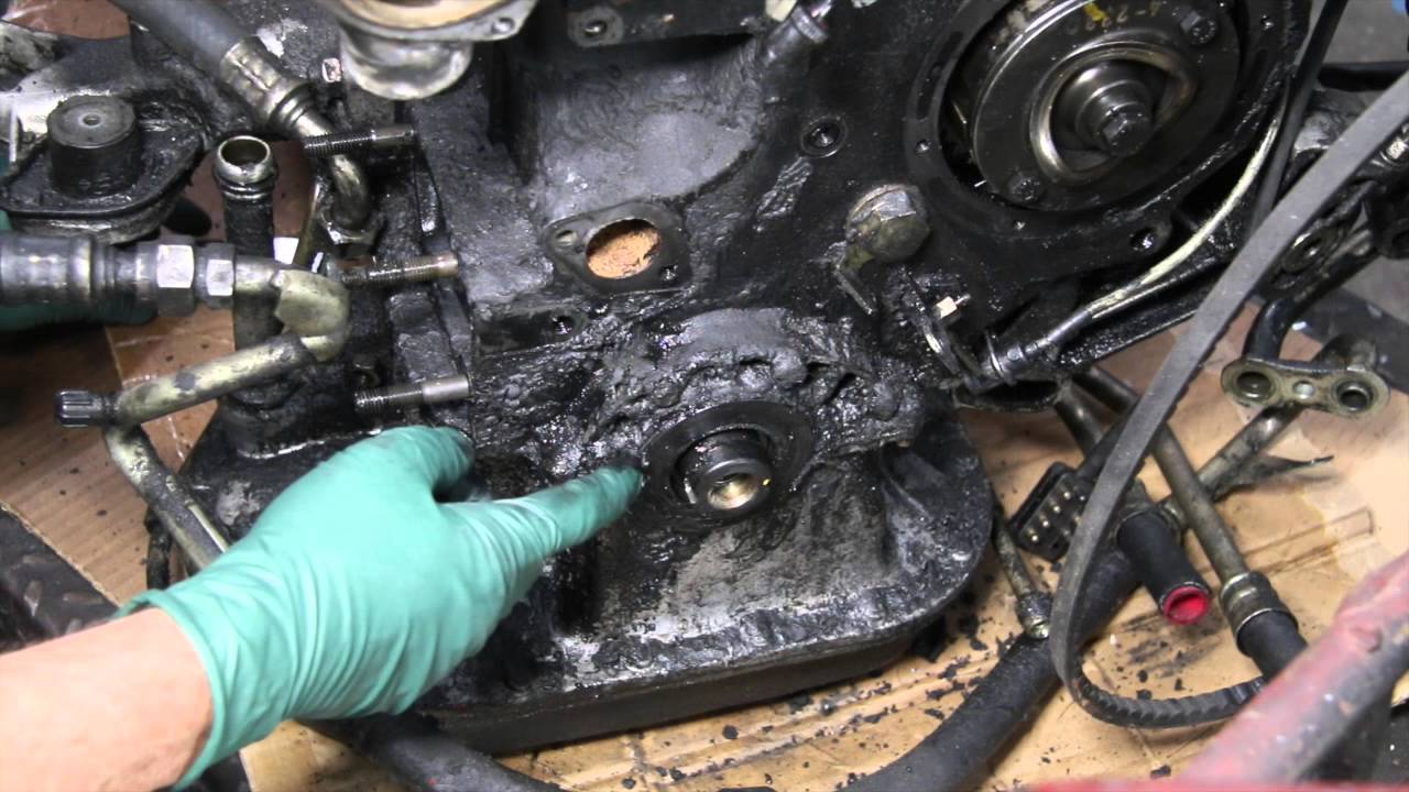 Diesel Engine Maintenance Tip 19 Front Crank Seal Oil 