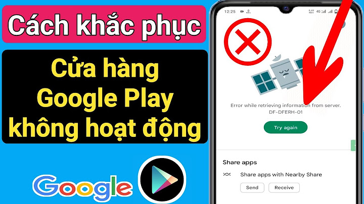 Lỗi không thể kết nối với google play