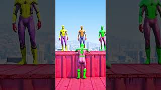 GTA 5 Epic Ragdolls | Spider-Man Minions Jumps / Fails ep.878 #shorts