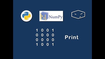 numpy create matrix patterns v4