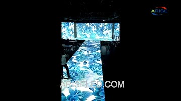 Wedding interactive floor projector system,Disco Christmas interactive led dance floor game tiles,in