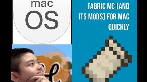 How to Install Fabric mod loader and fabric mods for macOS 2021.