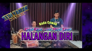 Halangan diri karaoke H darso nada cewek Gm