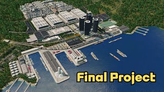 Completing the City with Last Industry and Harbor - Cities: Skylines - Asturis 45