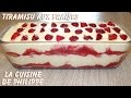 Tiramisu aux fraises