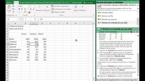 jasper excel2016 core L2E5 insertar y eliminar celdas