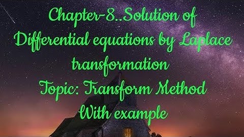Exercise 8.1 Examples ||B.A./B.sc.4th sem.||Chapter-8#Special functions & integral transforms##